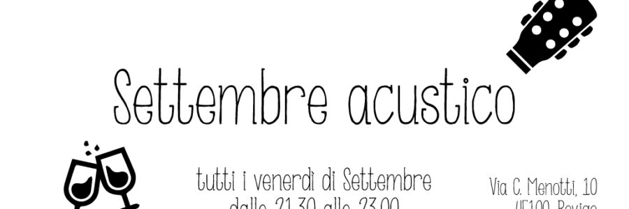 Settembre acustico